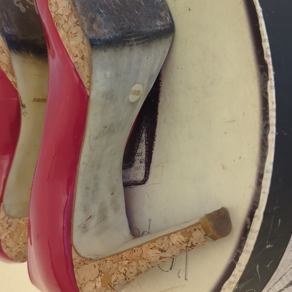 Red Jessica Simpson High Heels - Picture 10 of 12